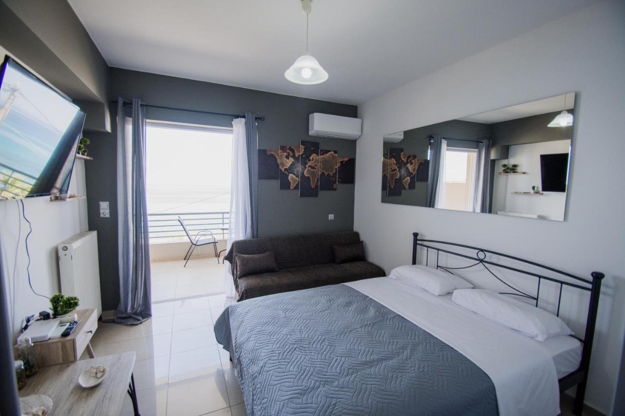 Pavlos Standard Studio With Sea View Rethimno Eksteriør billede