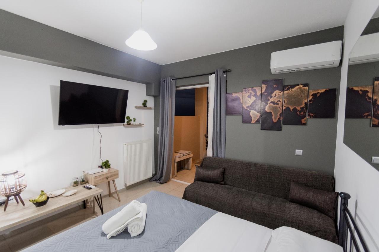 Pavlos Standard Studio With Sea View Rethimno Eksteriør billede