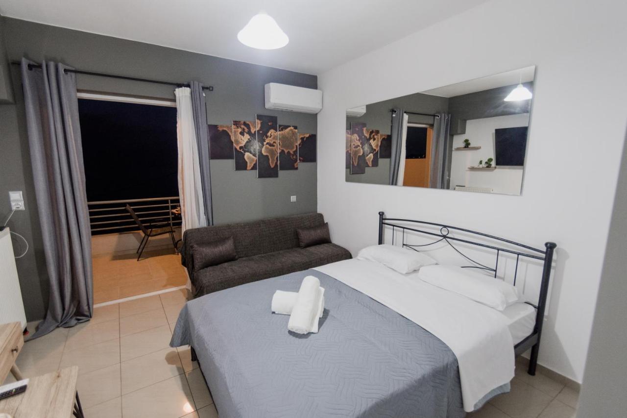 Pavlos Standard Studio With Sea View Rethimno Eksteriør billede